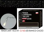 TENDA 4MT C/160 LED BIANCO CALDO ESTERNO